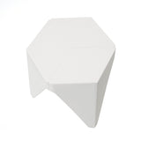 Artiss 4PC Puzzle Stool Bar Stools Stackable White - Side View