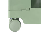 Artiss Storage Trolley Bedside Table 5 Tier Cart Boby Replica Green - Side View
