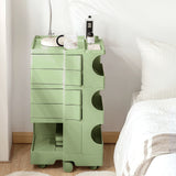 Artiss Storage Trolley Bedside Table 5 Tier Cart Boby Replica Green - Low Angle