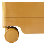 ArtissIn Storage Trolley Bedside Table 5 Tier Cart Boby Replica Yellow - Top-Down View