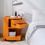 ArtissIn Storage Trolley Bedside Table 3 Tier Cart Boby Replica Orange