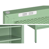 Artiss Buffet Sideboard Metal Cabinet - ELSA Green - Low Angle
