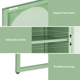 Artiss Buffet Sideboard Metal Cabinet - ELMA Green - Close-Up Angle