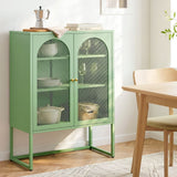Artiss Buffet Sideboard Metal Cabinet - ELMA Green - Low Angle