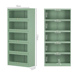 Artiss Buffet Sideboard Metal Cabinet - ELIA Green - Side View