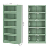 Artiss Buffet Sideboard Metal Cabinet - ELIA Green - Top-Down View