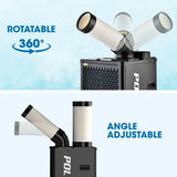 POLYCOOL 2.7kW Portable Industrial Spot Cooler - Top-Down View