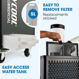 POLYCOOL 2.7kW Portable Industrial Spot Cooler - Low Angle