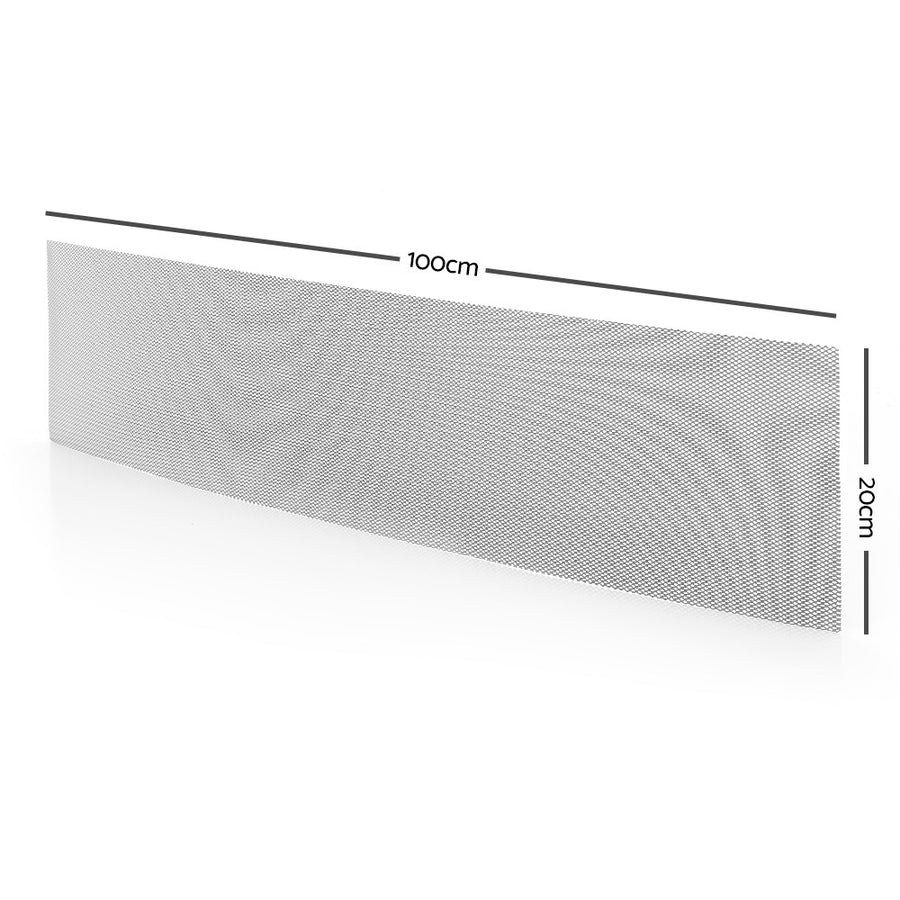 Gardeon Gutter Guard Aluminium Mesh 30M 100x20cm Silver, image 2