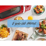 Comfee 20L Microwave Oven 800W Red - 45-Degree Angle