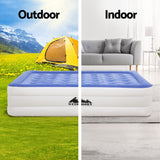 Weisshorn Air Mattress Queen Inflatable Bed 46cm Air bed Cube - Top-Down View