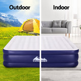 Weisshorn Air Mattress King Inflatable Bed Air bed 51cm - Top-Down View