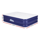 Weisshorn Air Mattress Queen Inflatable Bed Air bed 51cm - Front View