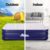 Weisshorn Air Mattress Queen Inflatable Bed Air bed 51cm - Top-Down View