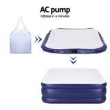 Weisshorn Air Mattress Queen Inflatable Bed Air bed 51cm - Rear View