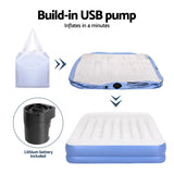 Weisshorn Air Mattress Queen Inflatable Bed 41cm Air bed - Rear View