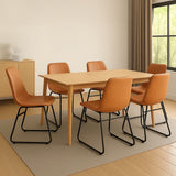 Levede 6x Dining Chairs Kitchen Table - Close-Up Angle