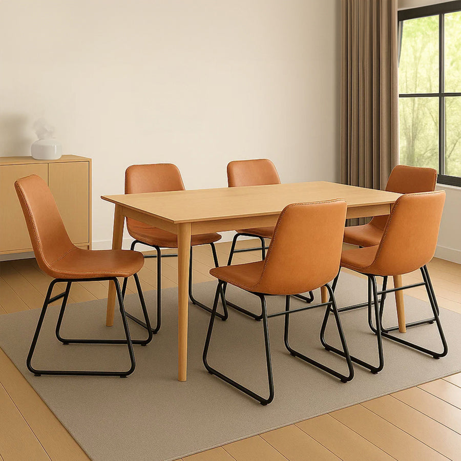 Levede 6x Dining Chairs Kitchen Table-2006732733140832263