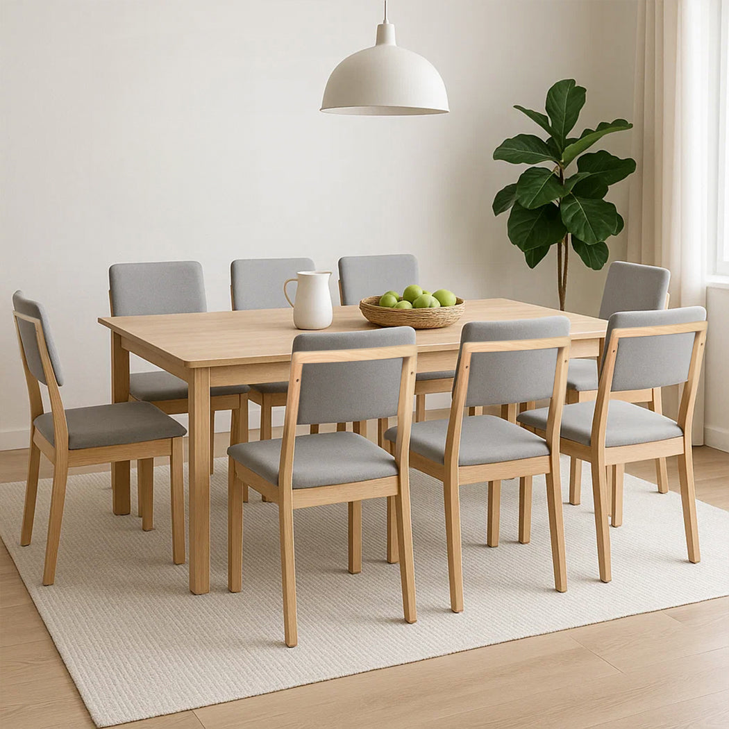 Levede Dining Chairs 8 Upholstered Kitchen Chair-2006732735992958983