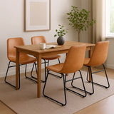 Levede 4x Dining Chairs Kitchen Table - Close-Up Angle