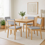 Levede Dining Chairs 4 Upholstered Kitchen Chair-2006732735632248839