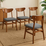 Levede 4xDining Chairs Kitchen Chair - Close-Up Angle