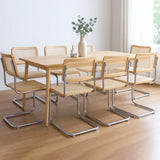 Levede 8x Rattan Chair Dining Chairs - Close-Up Angle
