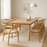 Levede 6x Dining Chairs Wooden Hans - Close-Up Angle