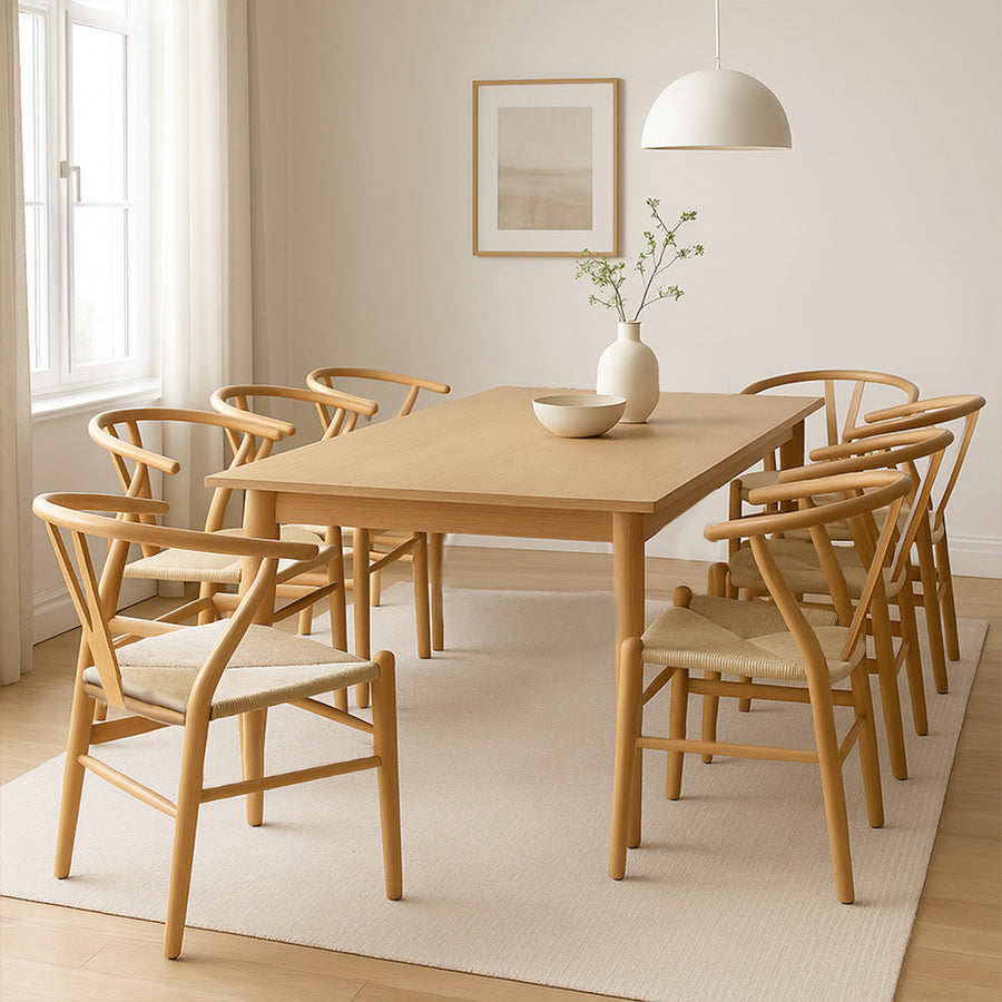Levede 6x Dining Chairs Wooden Hans-2018816941006917639