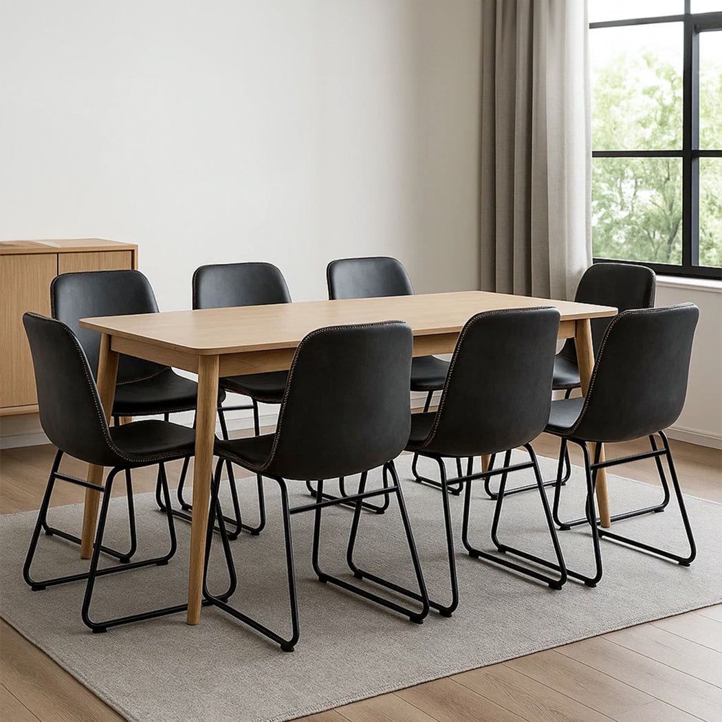 Levede 8x Dining Chairs Kitchen Table-2006732732784316423