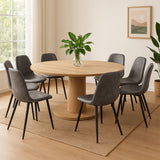 Levede 8x Dining Chairs Kitchen Eames - Close-Up Angle