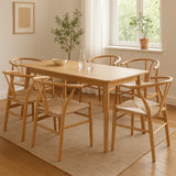 Levede 6x Dining Chairs Wooden Hans - Close-Up Angle