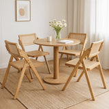 Levede 4X Dining Chairs Foldable Accent - Close-Up Angle