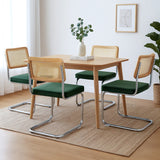 Levede 4xRattan Chair Dining Chairs - Close-Up Angle
