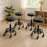 Levede 4x Salon Stool Swivel Bar Stools-2018816873310851079