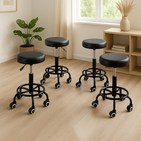 Levede 4x Salon Stool Swivel Bar Stools-2018816873310851079