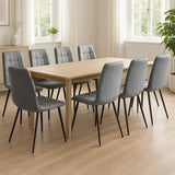 Levede 8x Dining Chairs Kitchen Chair - Close-Up Angle