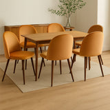 Levede 6x Dining Chairs Seat French - Close-Up Angle