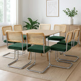 Levede 8xRattan Chair Dining Chairs - Close-Up Angle