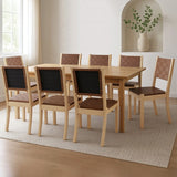 Levede Dining Chairs Accent Chair Lounge x8 - Close-Up Angle