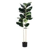 Artiss 150cm Artificial Fiddle Tree Faux Trees Indoor Decor Artificial Plants Lifelike Plant 1.5M - Front View