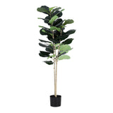 Artiss 150cm Artificial Fiddle Tree Faux Trees Indoor Decor Artificial Plants Lifelike Plant 1.5M - Top-Down View