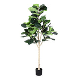 Artiss 180cm Artificial Fiddle Tree Faux Trees Indoor Decor Artificial Plants Lifelike Plant 1.8M - Top-Down View