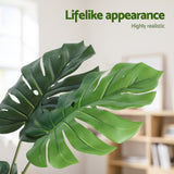 Artiss 140cm Artificial Monstera Tree Faux Trees Indoor Decor Artificial Plants Lifelike Plant 1.4M - Rear View