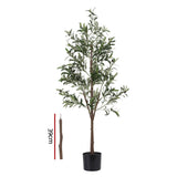 Artiss 180cm Artificial Olive Tree Faux Trees Indoor Decor Artificial Plants Lifelike Plant 1.8M - Top-Down View