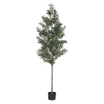 Artiss 210cm Artificial Olive Tree Faux Trees Indoor Decor Artificial Plants Lifelike Plant 2.1M