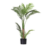Artiss 100cm Artificial Palm Tree Faux Trees Indoor Decor Artificial Plants Lifelike Plant - Top-Down View