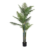 Artiss 180cm Artificial Palm Tree Faux Trees Indoor Decor Artificial Plants Lifelike Plant 1.8M - Front View