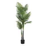 Artiss 180cm Artificial Palm Tree Faux Trees Indoor Decor Artificial Plants Lifelike Plant 1.8M - Top-Down View