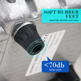 12 Outlet 4500L/H 65W Aquarium Air Pump - Rear View